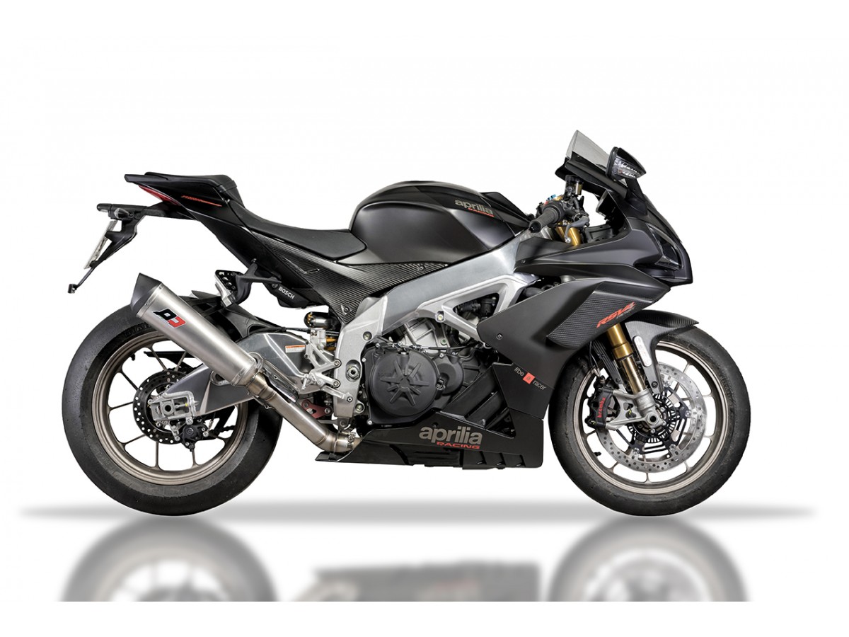 Pot d'échappement Slip-on Titane Tr-Cone Approuvé Aprilia QD EXHAUST RSV4 1000-1100 2018-2020