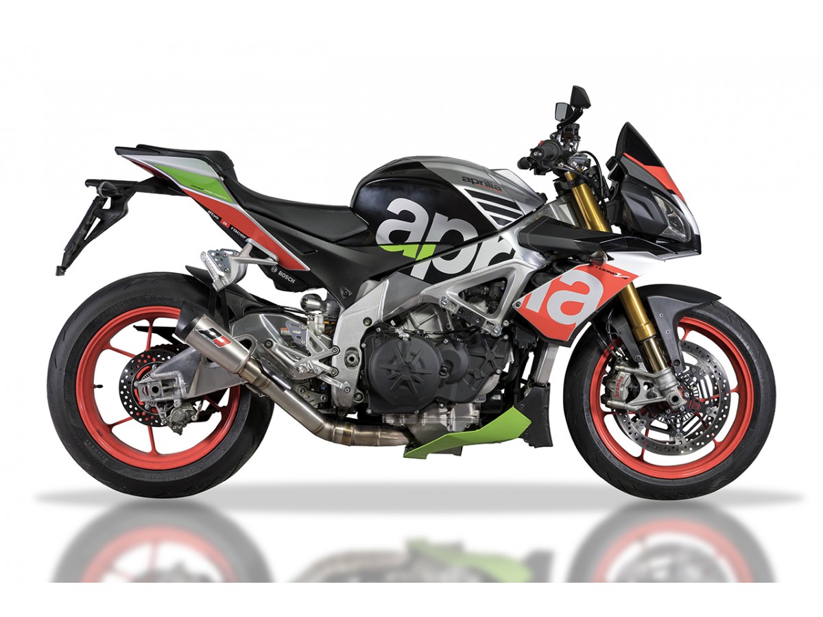 Scarico Terminale Slip-on Titanio GUNSHOT RACING QD EXHAUST Aprilia TUONO V4