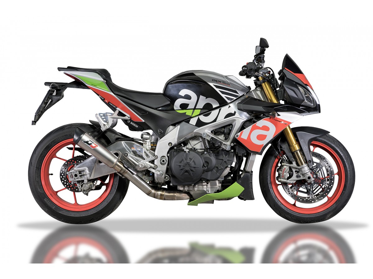 Auspuff Slip-on Titan Tri-Cone RACING Aprilia TUONO V4 QD AUSPUFF