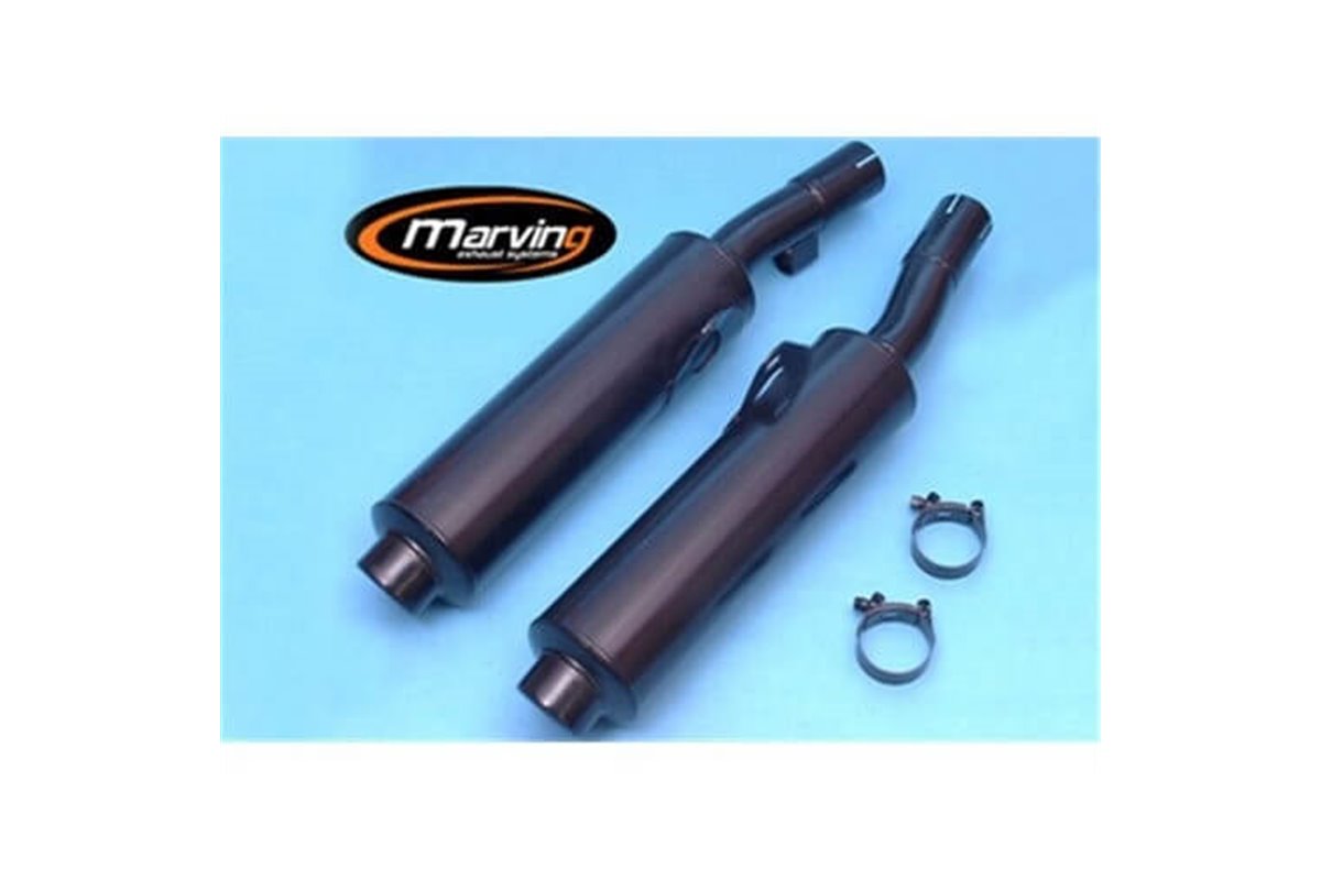 SILENCERS EXHAUST BLACK MARVING SUZUKI GSX 600 F / FU / FU2 1988-1997