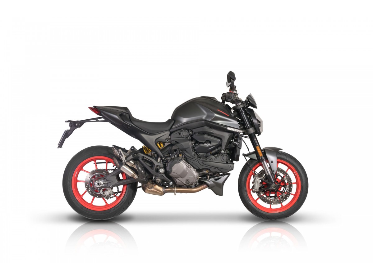 Ducati Monster 937 QD EXHAUST Slip-on Power-Gun Auspuffanlage