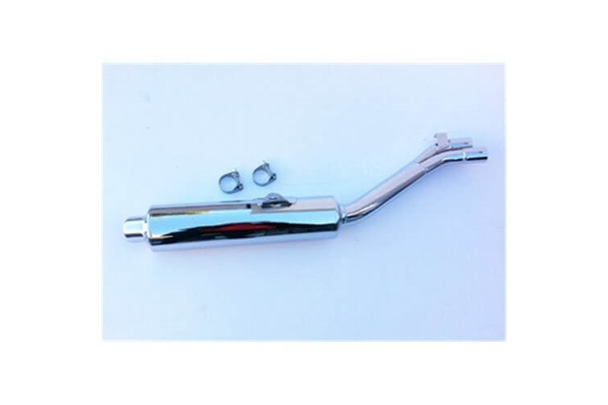 TERMINALE SCARICO SILENZIATORE CROMO MARVING SUZUKI GSX-R 750 W II GR7BB 1992-95