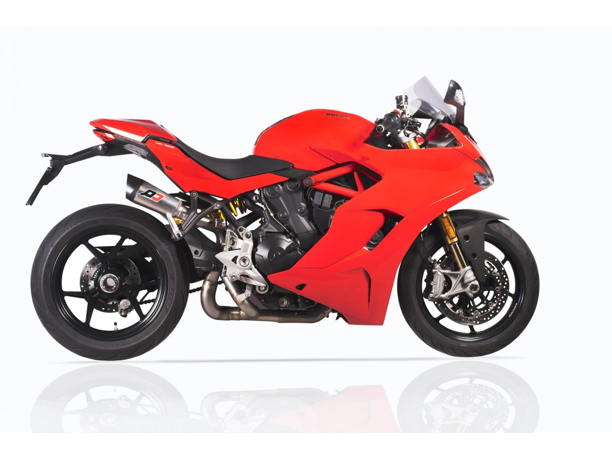 Système d'échappement Système Complet 3/4 Twin Gunshot Titane Ducati Supersport 939 QD ECHAPPEMENT