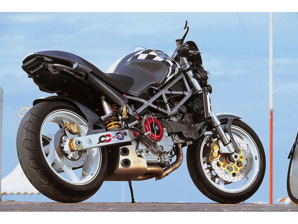 Système d'échappement terminal en acier inoxydable série Ex-Box Ducati Monster S4 QD ÉCHAPPEMENT