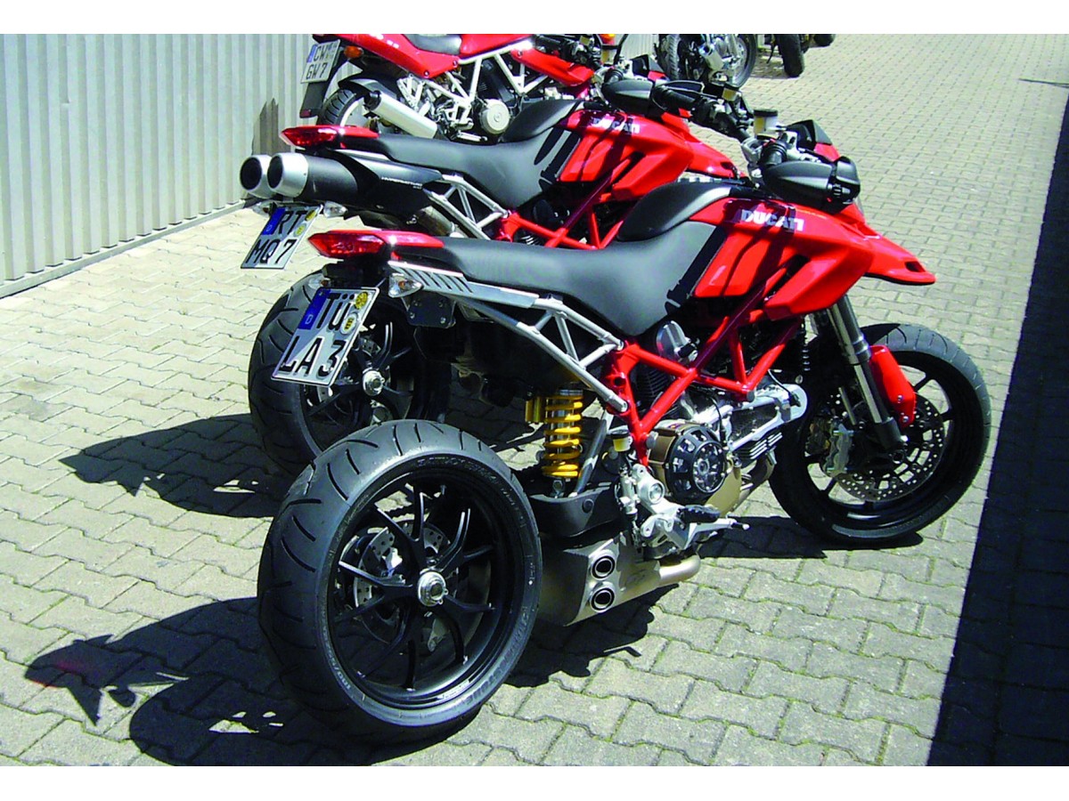 Impianto di Scarico Terminale Serie Ex-Box Ducati Hypermotard 1100 2007-2009 QD EXHAUST