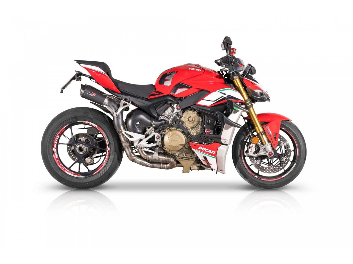 Halbkomplette Abgasanlage Ducati Streetfighter V4 Euro 5 2022 QD AUSPUFF