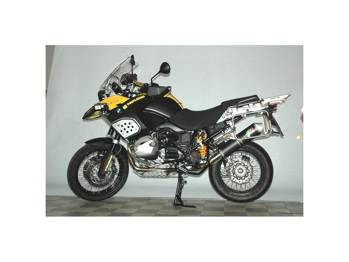 2 in 1 collectors De-catalyst Modular System BMW R1200 GS 2010 QD EXHAUST