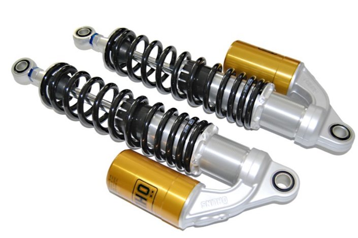 PAIR OF OHLINS ALDU 601 S36PL SHOCK ABSORBERS (STEM 14) DUCATI GT 1000 / SPORT CLASSIC TWO-SEAT SPRINGS BLACK 2007-