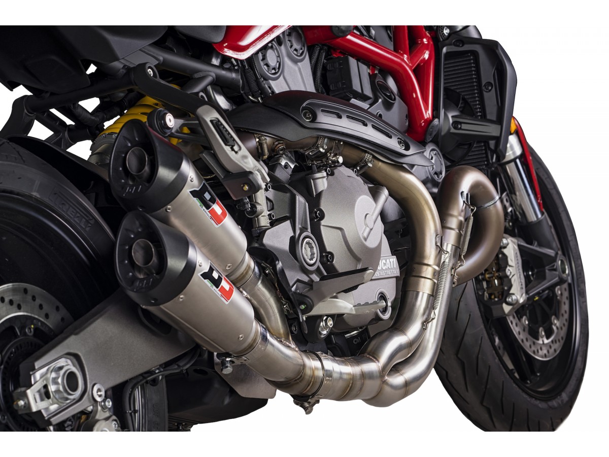 Ducati Monster 1200S Euro4 QD Twin Gunshot Exhaust System