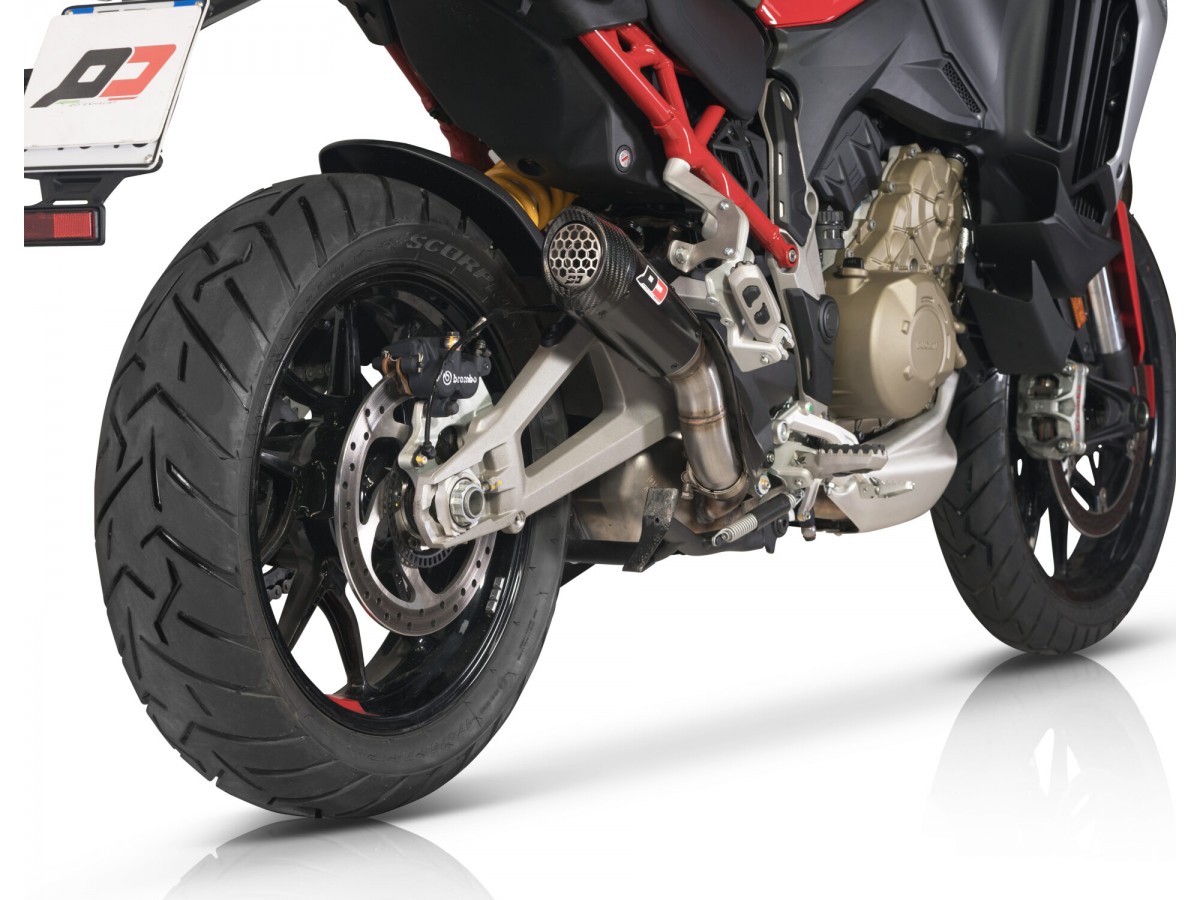 Gunshot Dark Matter MULTISTRADA V4s Terminal Exhaust System - Pikes Peak QD