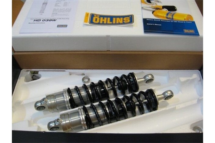 PAIRE D'AMORTISSEURS OHLINS HD 039 S36E HARLEY-DAVIDSON FLH / FLT (VERSION INFÉRIEURE) 1990-2021