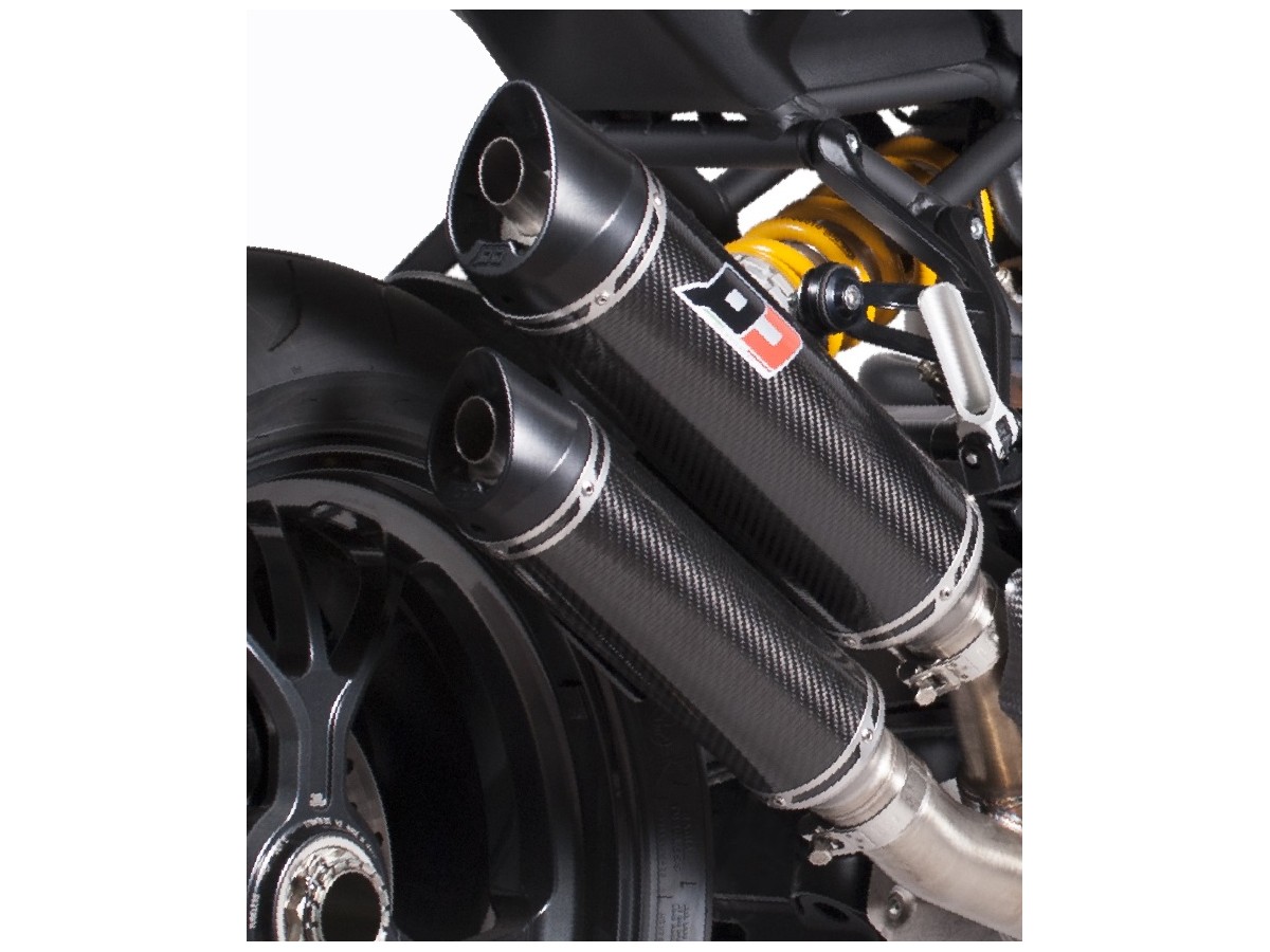 Magnum Carbon Exhaust System Ducati Monster 1200/1200S 2016-2017 Euro 4 QD