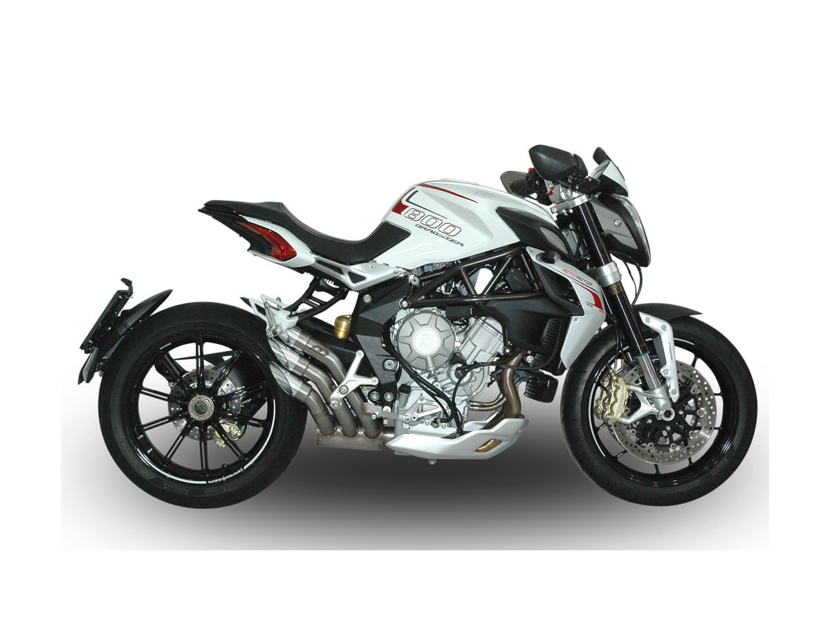 Power-Gun EURO3-Terminal-Auspuffanlage MV Agusta Dragster 800 QD