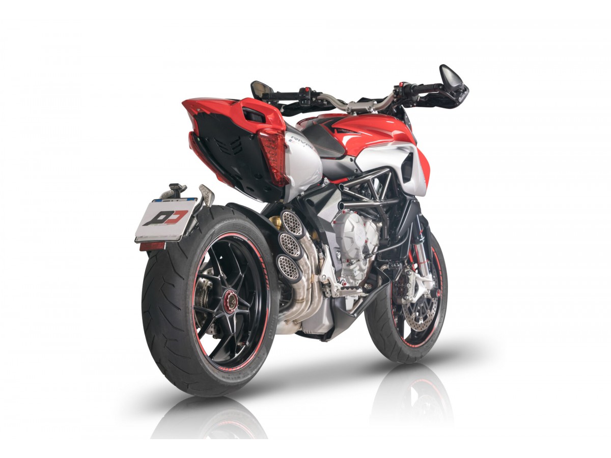 Système d'échappement Power-Gun MV Agusta Rivale 800 QD