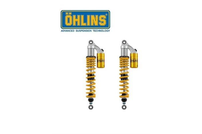 PAIR OF SHOCK ABSORBERS OHLINS HD 852 S36PR1C1L HARLEY-DAVIDSON XR 1200 TROPHY LENGTH 2009-2012