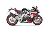 Scarico Terminale Akrapovič S-A10SO8-RC Linea Slip On Carbonio Aprilia Rsv4 2015 - 2016