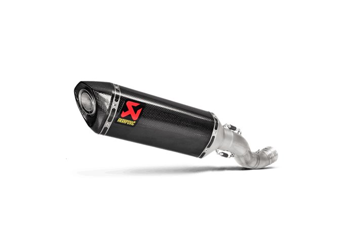 Silencer Exhaust Akrapovič Slip-On Line Carbon Aprilia Tuono V4 (2021 - 2023)