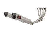 4-2 De Cat Exhaust 370mm Silencieux Ronds En Carbone Inoxydable KAWASAKI Z1000 Z1000 R 2010-2020 Black Widow