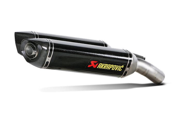 Scarichi Terminali Akrapovic S-D10SO3-ZC Linea Slip On Carbonio Ducati 1098R 2008 - 2009