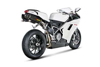 Scarichi Terminali Akrapovic S-D10SO3-ZC Linea Slip On Carbonio Ducati 848 2008-2010