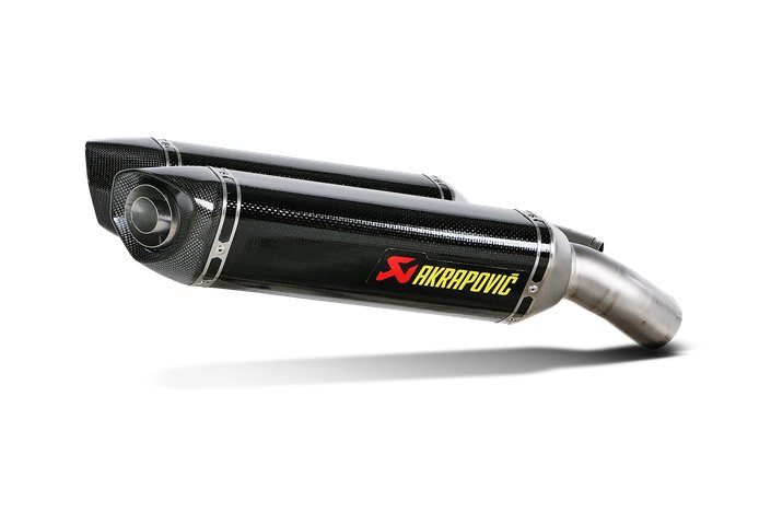 Silencer Exhaust Akrapovič Slip-On Line Carbon Ducati 848 Evo (2011 - 2014)