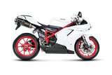 Échappement Silencieux Akrapovič Ligne À Enfiler Ducati 848 Evo (2011 - 2014)