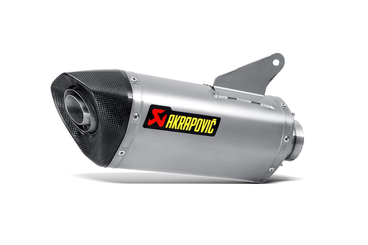 Silencer Exhaust Akrapovič Slip-On Line Titanium Ducati Hyperstrada (2013 - 2018)