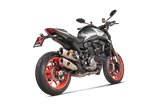 Échappement Silencieux Akrapovič Ligne À Enfiler Ducati Monster (2021 - 2023)