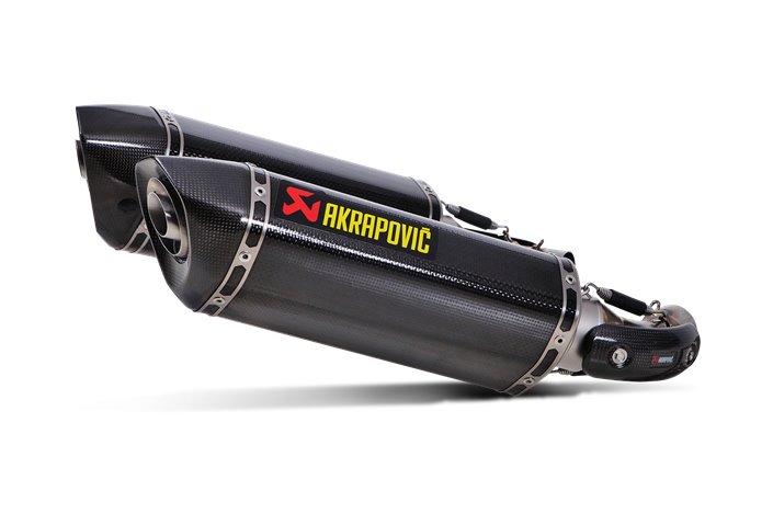 Scarichi Terminali Akrapovic S-D10SO7-HZC Linea Slip On Carbonio Ducati Monster 1100-1100S 2009-2010