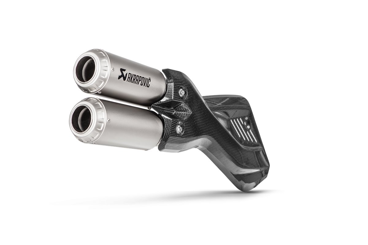 Scarichi Terminali Akrapovic S-D9SO10-HIFFT in Titanio Ducati Multistrada 1260 Enduro 2017 - 2018