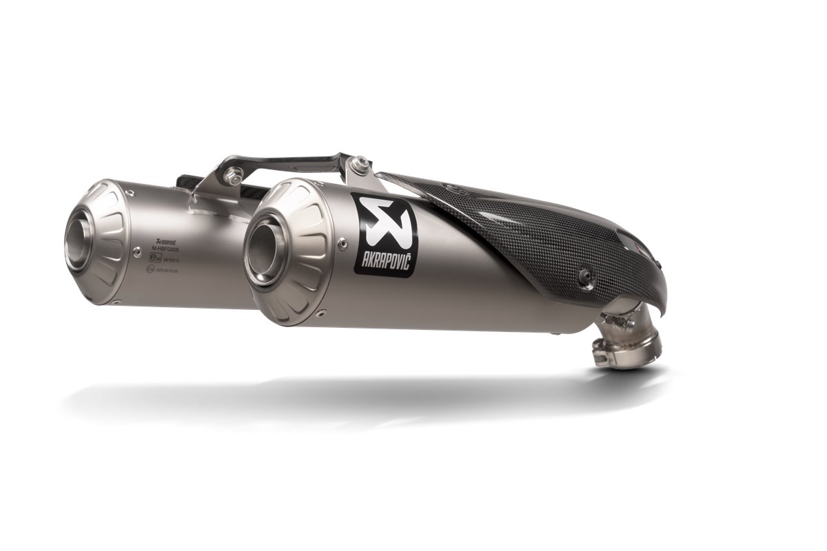 Scarichi Terminali Akrapovic S-D11SO13-HBFGT in Titanio Ducati Scrambler 1100 2021-2024