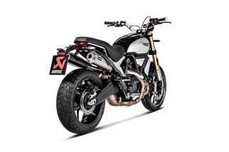 Silencer Exhaust Akrapovič Slip-On Line Titanium Ducati Scrambler 1100 (2018 - 2020)