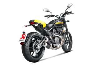 Schalldämpfer Akrapovič Slip-On-Linie Ducati Scrambler Café Racer (2017 - 2020)