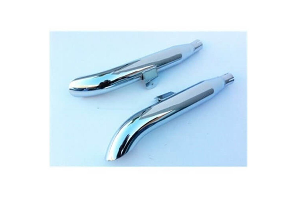 SILENCERS EXHAUST CHROME MARVING SUZUKI VS 600 GL / GLU INTRUDER VN51B 1995-1997