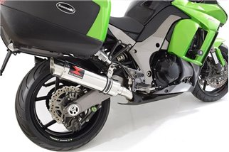 4-2 Silencieux Ronds Inox 360 mm Pour Valises Latérales De Cat KAWASAKI Z1000 SX 2010-2019 Black Widow