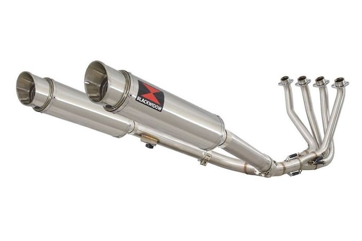 Complete Exhaust 4 In 2 Gp Honda Cbr 1100 Xx 1997-2007 Inox