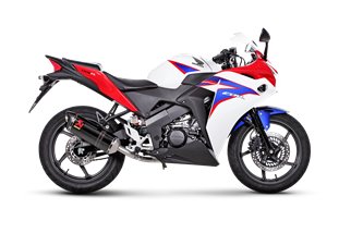 Sistema Di Scarico Completo Akrapovic S-H125R10-ZC in Carbonio Honda Cbr125 R 2011-2016