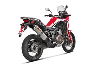 Scarico Terminale Akrapovic S-H10SO16-WT in Titanio Honda Crf1000L Africa Twin 2016 - 2019