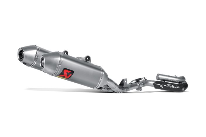 Sistema Di Scarichi Completi Akrapovic S-H2MET8-QTA in Titanio Honda Crf250R-Rx 2014 - 2015