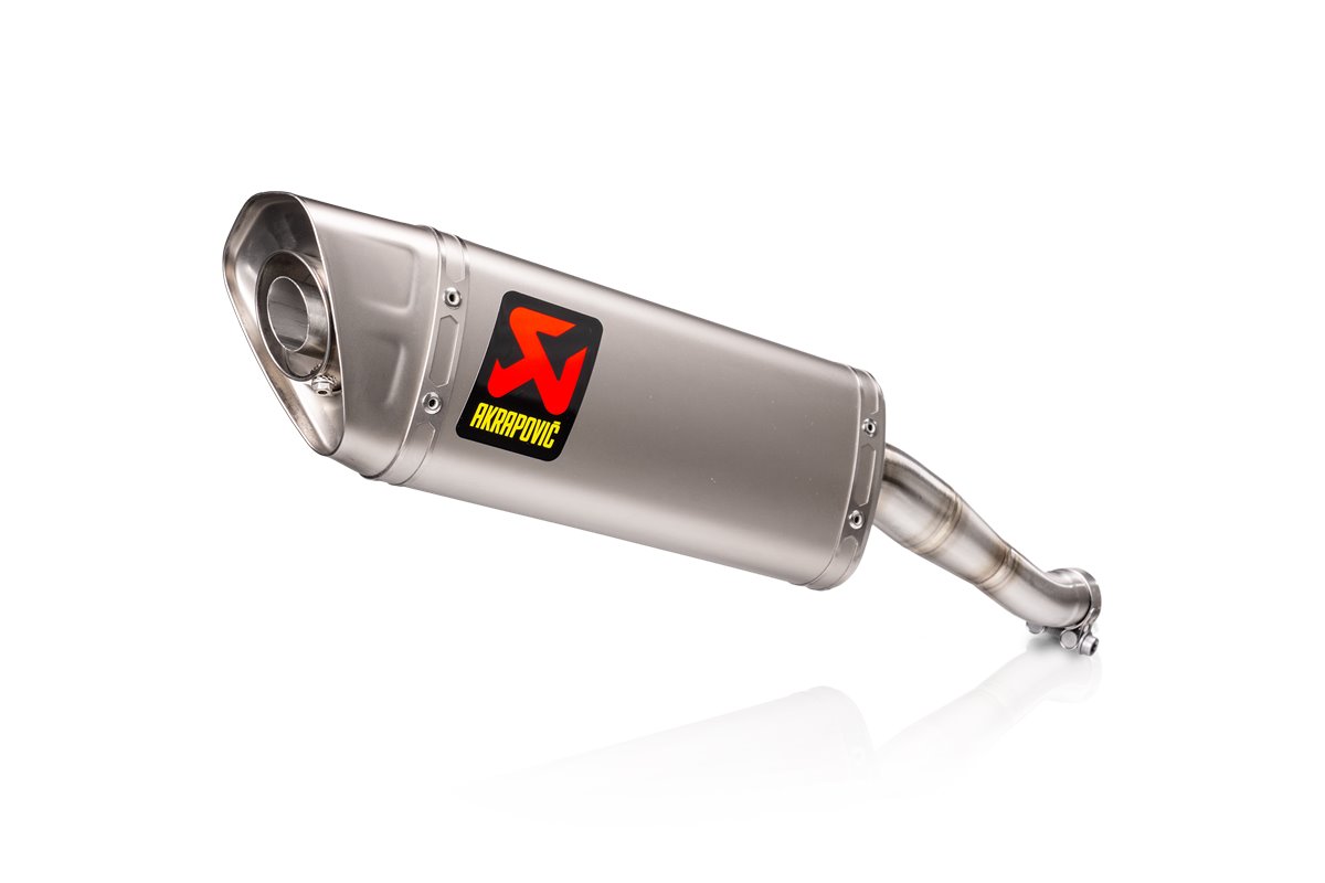 Silencer Exhaust Akrapovič Slip-On Line Titanium Italjet Dragster 125 - 200 (2021 - 2023)