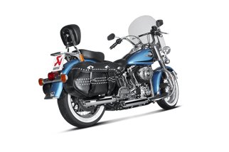 Scarichi Terminali Akrapovic S-HDSTSO4-HC cromati Harley Davidson Softail Heritage Classic 2007-2015