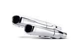 Scarico Terminale Akrapovic S-HDDYSO2-HC Linea Slip-On cromata Harley Davidson Dyna FXD Super Glide 2006-10