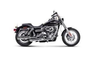 Scarico Terminale Akrapovic S-HDDYSO2-HC Linea Slip-On cromata Harley Davidson Dyna FXD Super Glide 2006-10