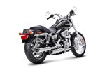 Scarico Terminale Akrapovic S-HDDYSO2-HC Linea Slip-On cromata Harley Davidson Dyna FXD Super Glide 2006-10