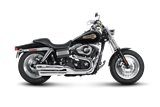 Scarichi Terminali Akrapovic S-HDDYSO1-HC cromati Harley Davidson Dyna FXDWG Wilde Glilde 2010-15