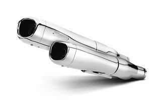 Scarico Terminale Akrapovic S-HDSPSO1-HC Linea Slip-On cromata Harley Davidson SPORTSTER XL1200N Nightster 2007-12