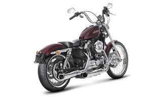 Scarico Terminale Akrapovic S-HDSPSO1-HC Linea Slip-On cromata Harley Davidson SPORTSTER XL1200N Nightster 2007-12