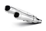 Scarichi Terminali Akrapovic S-HDSPSO1-HC cromati Harley Davidson SPORTSTER XL1200R Roadster 2006-08