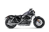 Scarico Terminale Akrapovic S-HDSPSO4-HC Linea Slip-On cromata Harley Davidson SPORTSTER XL1200V Seventy-Two 2014-2015