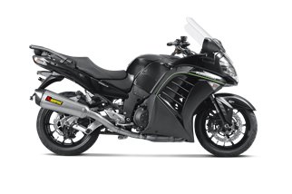 Schalldämpfer Akrapovič Slip-On-Linie Kawasaki 1400 Gtr (2008 - 2017)